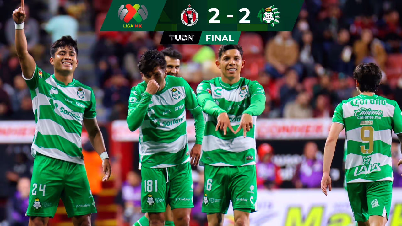 Resumen | Santos rescata el empate de último minuto ante Xolos | TUDN ...