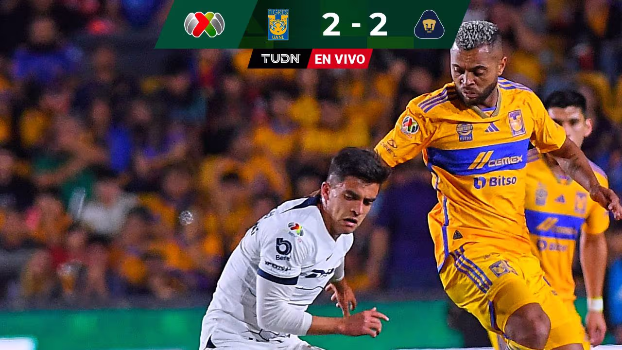 Tigres vs. Pumas EN VIVO por el Clausura 2024 de Liga MX: minuto a ...