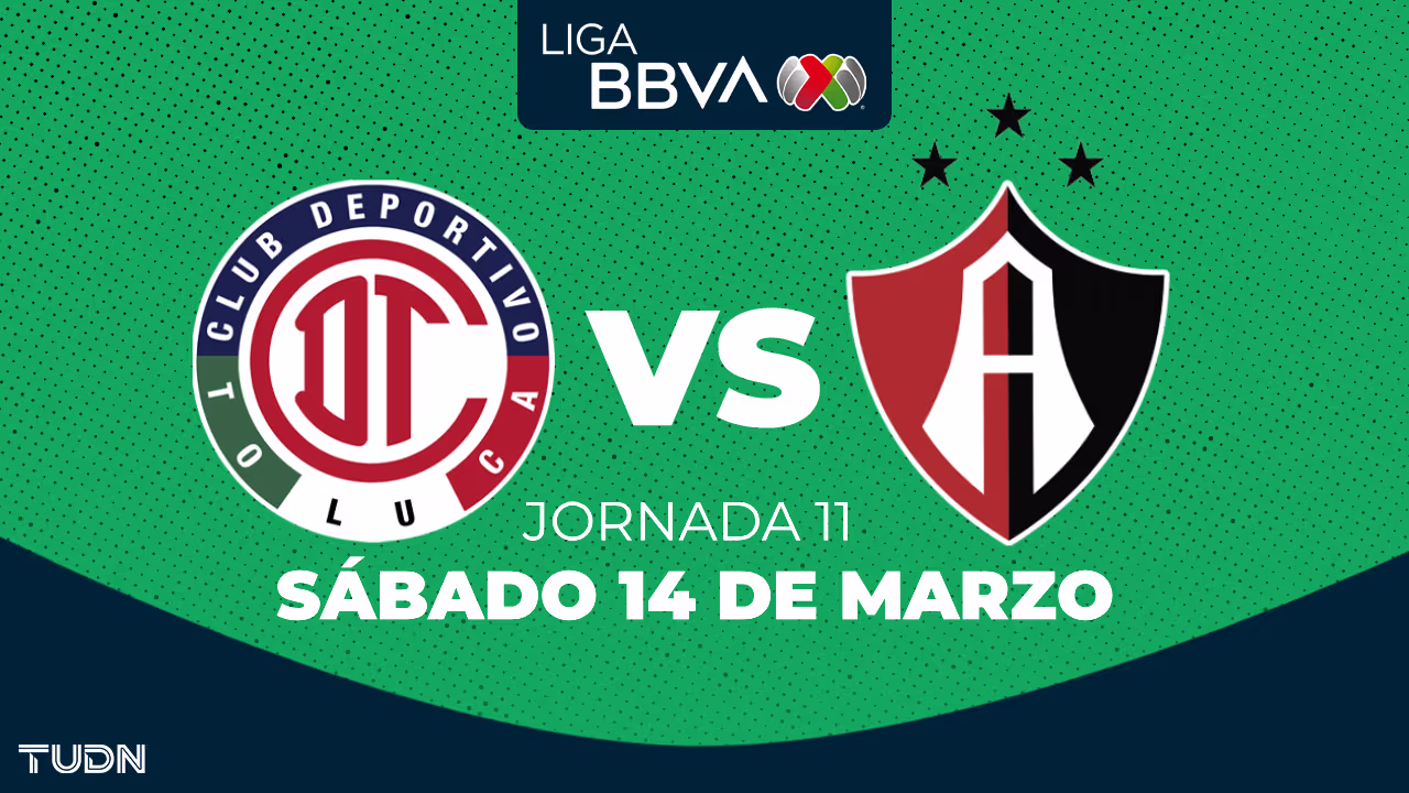 Toluca vs. Atlas: horario y dónde ver el partido de la Jornada 11 de la ...