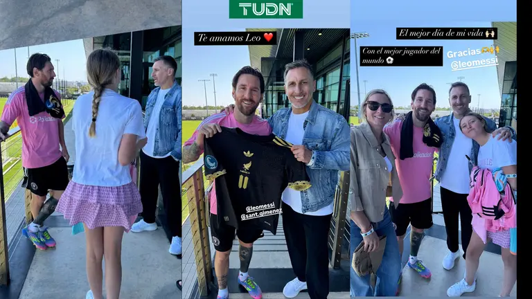 Messi & Mexico Shirt: Photos with Chaco Gimenez | Tudn Soccer