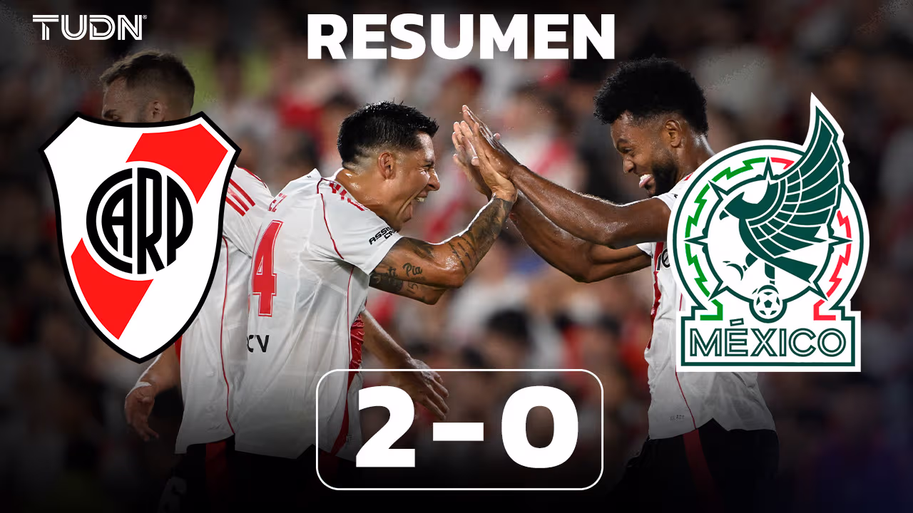 México vs. River Plate: Goles, video y resultado del partido amistoso ...
