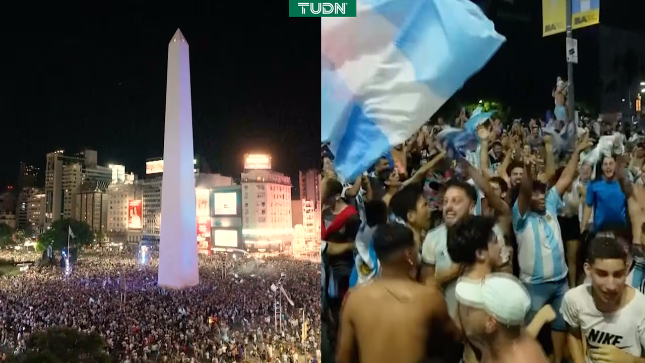 ¡No duerme Buenos Aires! El Obelisco festeja pase de Argentina a la ...