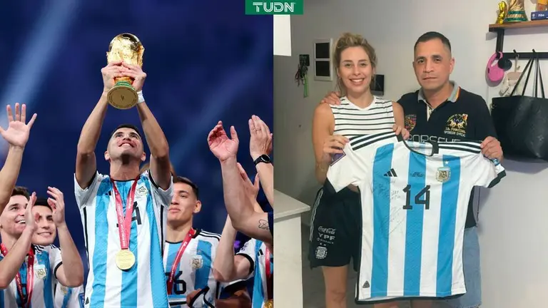 Yesi Frías, partenaire d’Exequiel Palacios, menace de vendre la médaille de champion avec l’Argentine |  Coupe du Monde TUDN – Qatar 2022