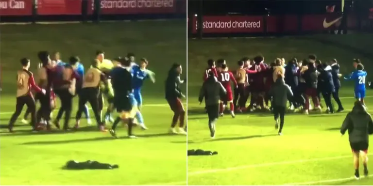 Pelea A Puños Y Patadas Entre El Liverpool Y Porto En Youth League De