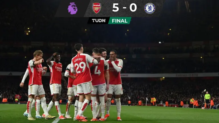 Arsenal bat Chelsea et a une chance de remporter la Premier League |  TUDN Premier League