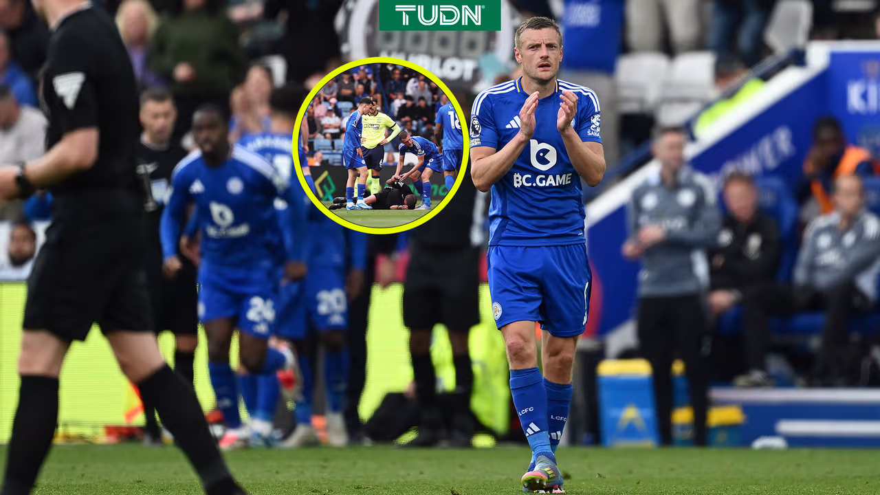 Jamie Vardy y su gran gesto para detener el partido tras la lesión del ...
