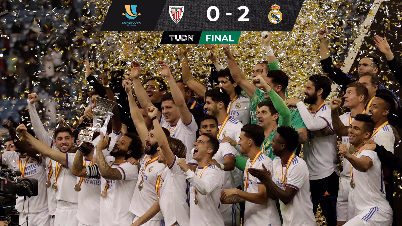 Real Madrid conquista la Supercopa de España tras derrotar al Athletic ...