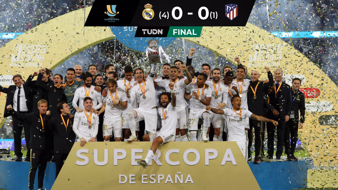 Real Madrid le gana la Supercopa de España al Atlético de Madrid en ...