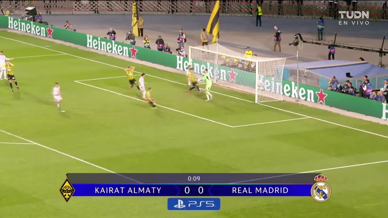 ¡En vivo! Kairat Almaty vs Real Madrid Champions League AQUÍ | TUDN ...