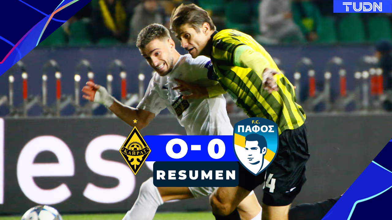 Resumen | Kairat y Pafos dejan las emociones para otro día | TUDN UEFA ...