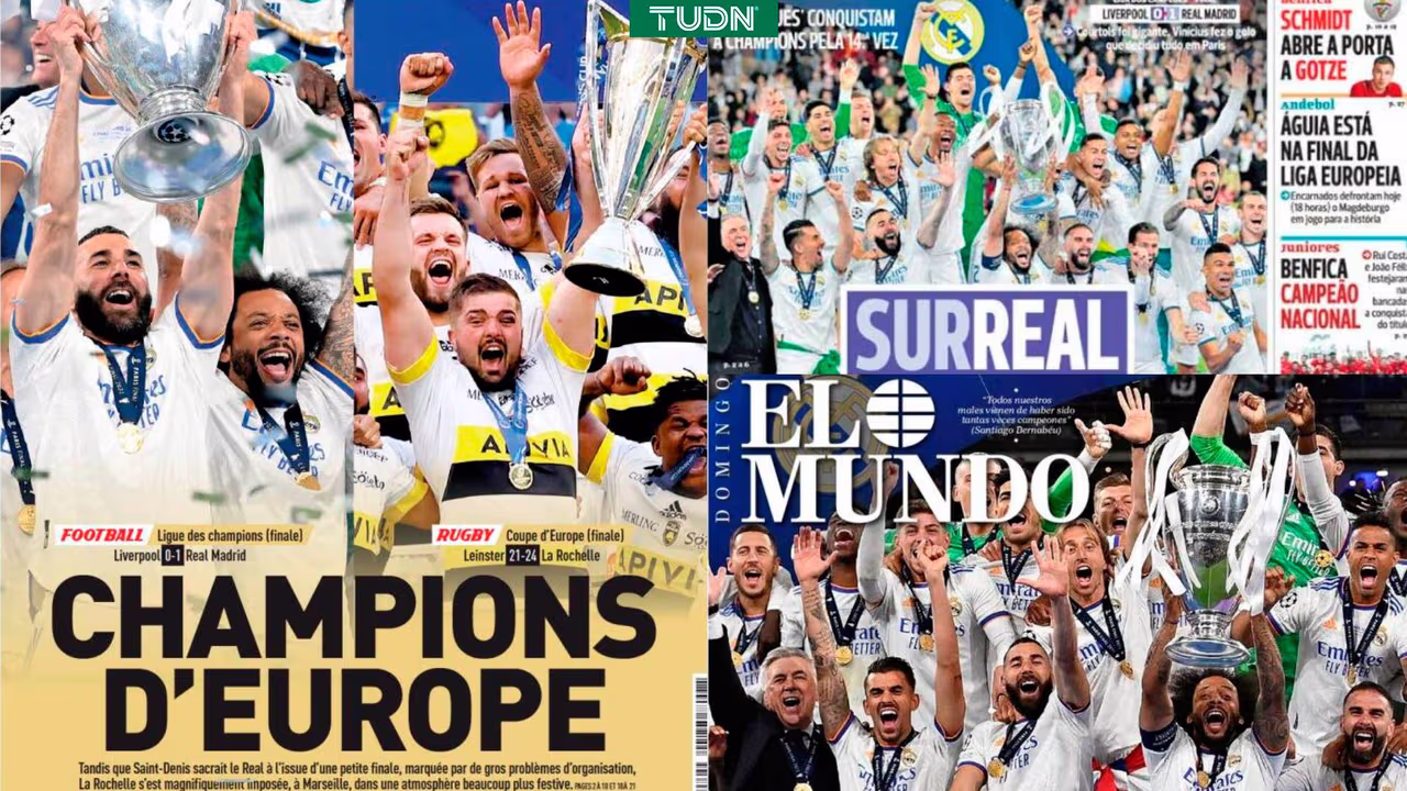 La prensa mundial destaca el triunfo del Real Madrid en la Champions ...
