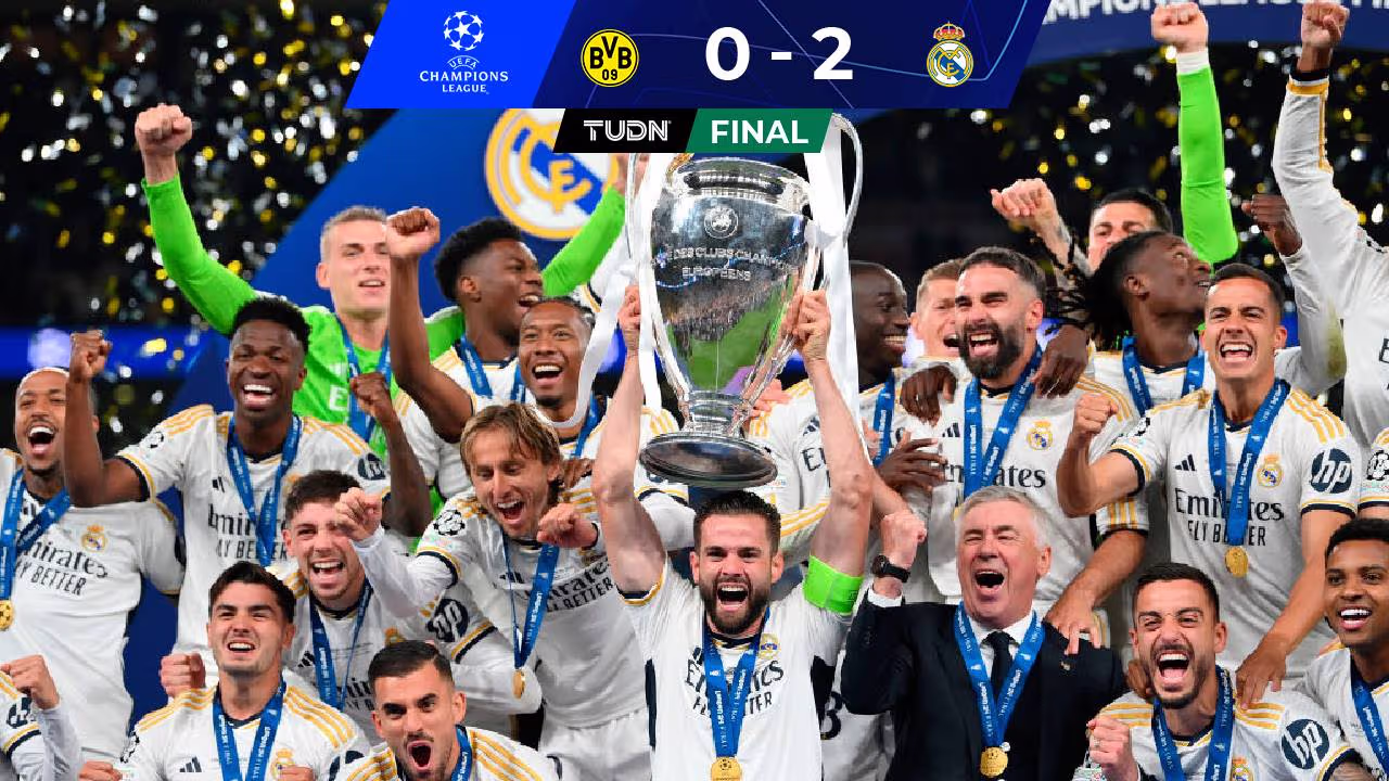 El Real Madrid vence al Borussia Dortmund y gana su decimoquinta ...