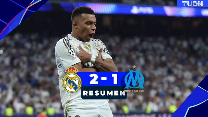 Real Madrid, con doblete de Kylian Mbappé, remonta y vence al Marsella ...