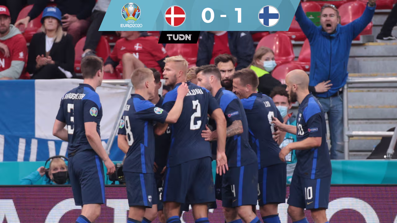 Finlandia logra primera victoria en una Euro ante sacudida Dinamarca ...