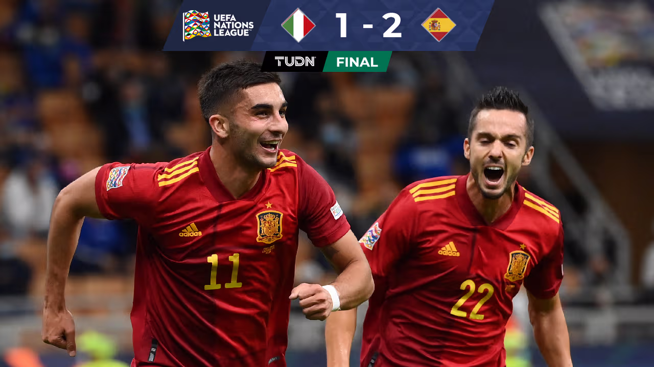 España derrota 1-2 a Italia y avanza a la Final de la UEFA Nations ...