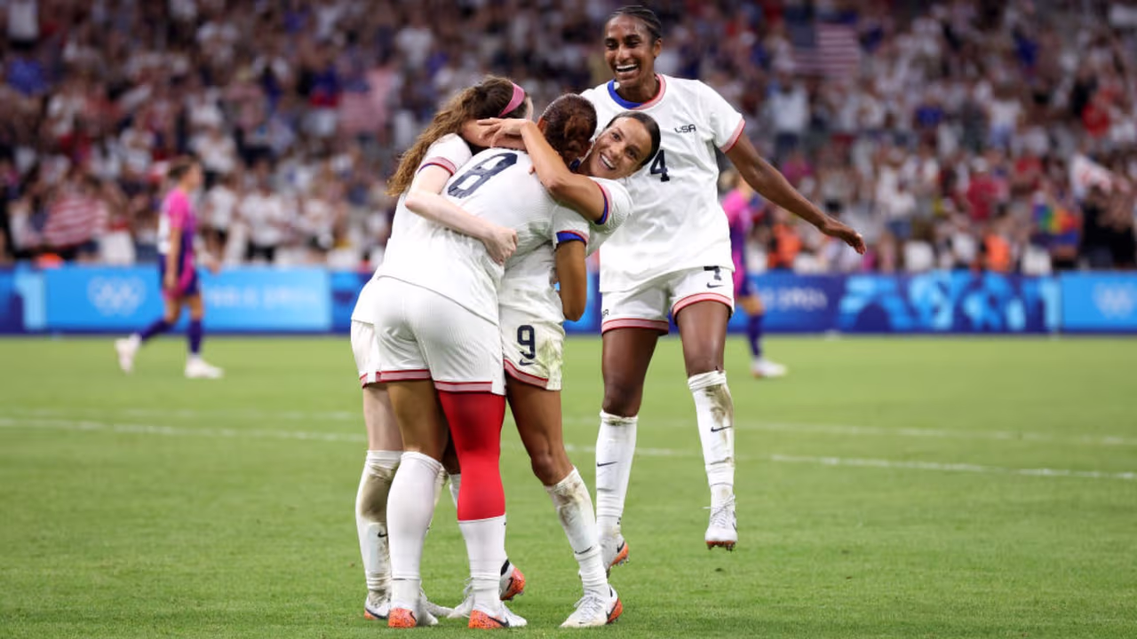 Die USA schlagen Deutschland und erreichen das Viertelfinale des Frauenfußballs Paris 2024 |  TUDN Paris 2024