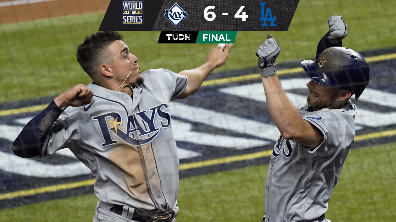 Iguala tampa bay rays serie mundial ante los angeles dodgers