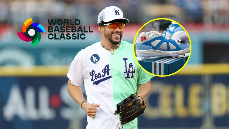 Bad Bunny Gifts Puerto Rico Baseball Team Custom Cleats for World Baseball Classic 2026