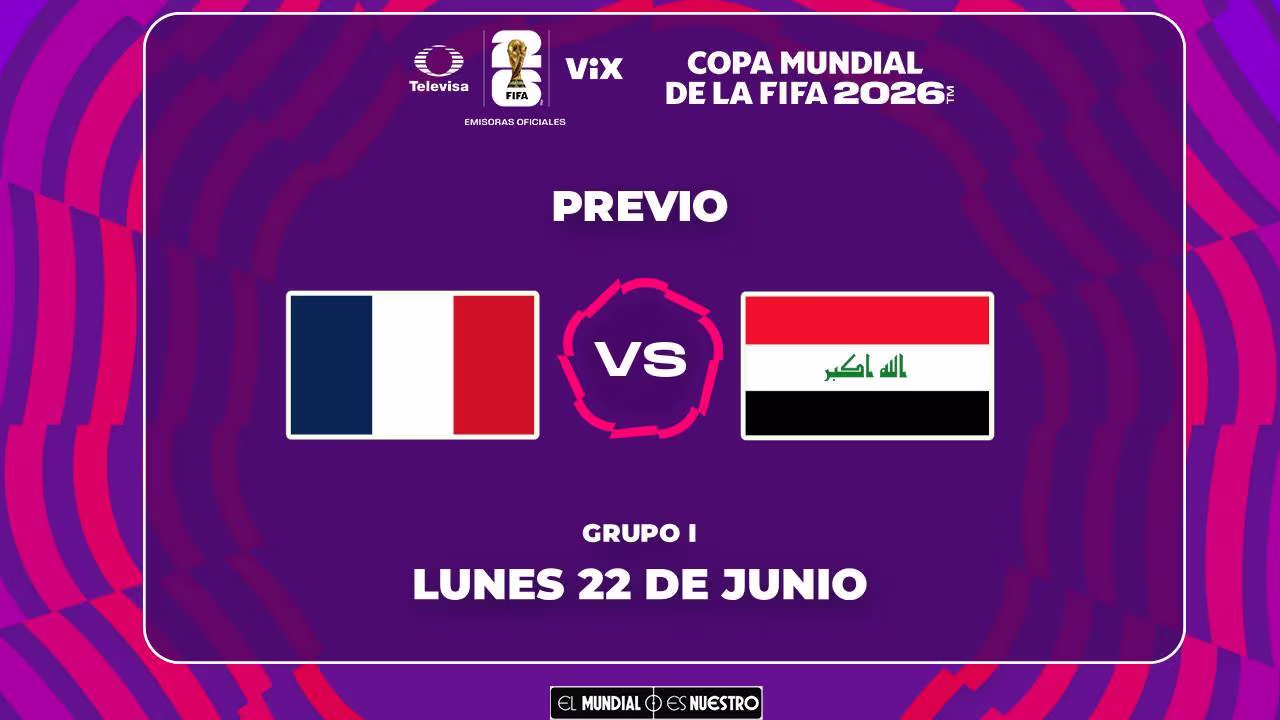 France vs. Iraq IN VIVO World party today 2026: The party is resumed!