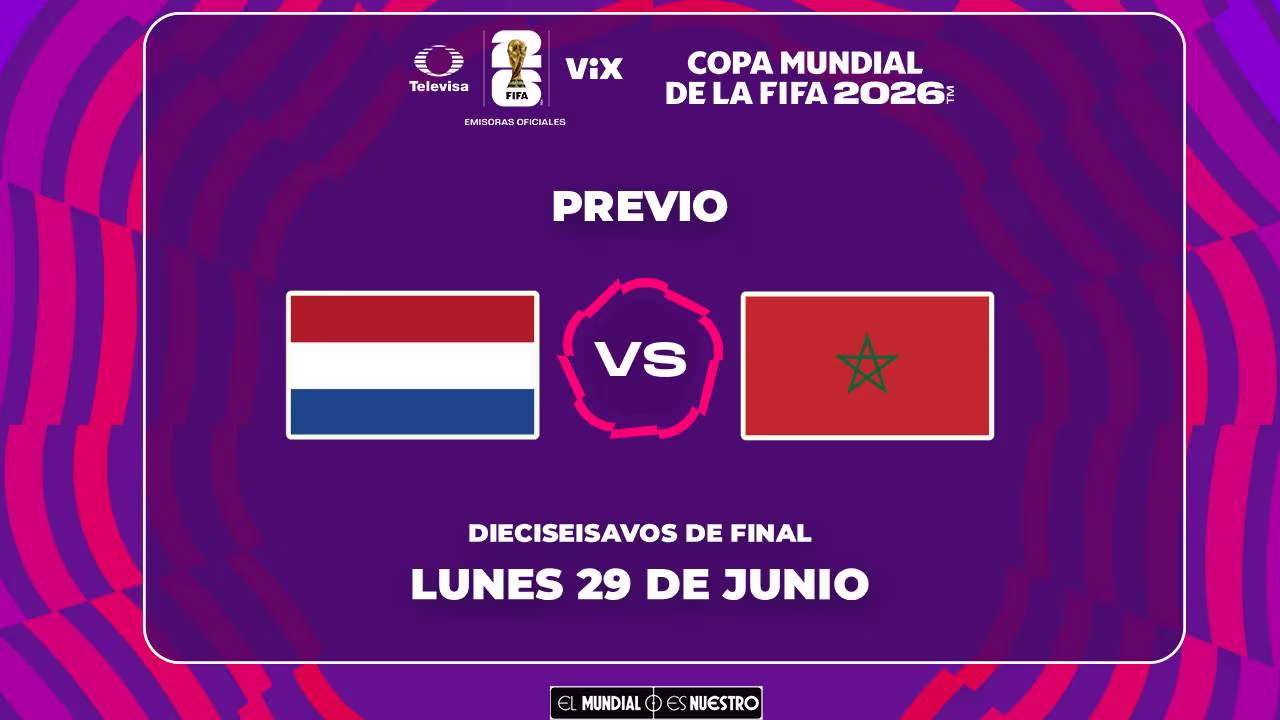 A qué hora y dónde ver el Países Bajos vs. Marruecos del Mundial 2026