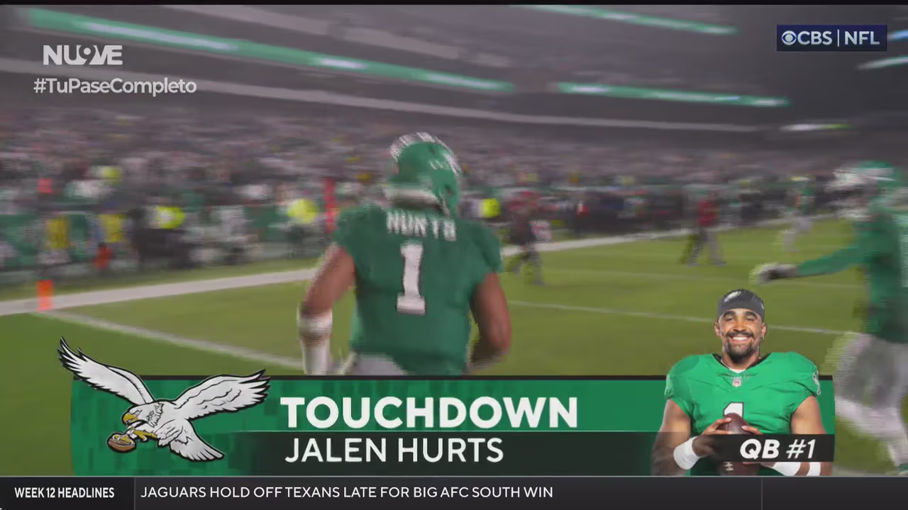 ¡Con el sello de la casa! Touchdown de Philly | TUDN National Football ...