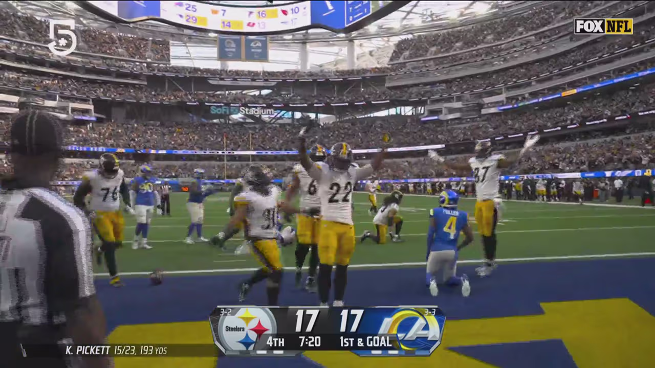 ¡Durmen a la defensiva! Harris entra a las diagonales de Rams | TUDN ...