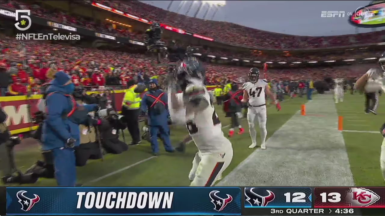 ¡Los Texans se meten al partido! Touchdown de Mixon | TUDN NFL | TUDN