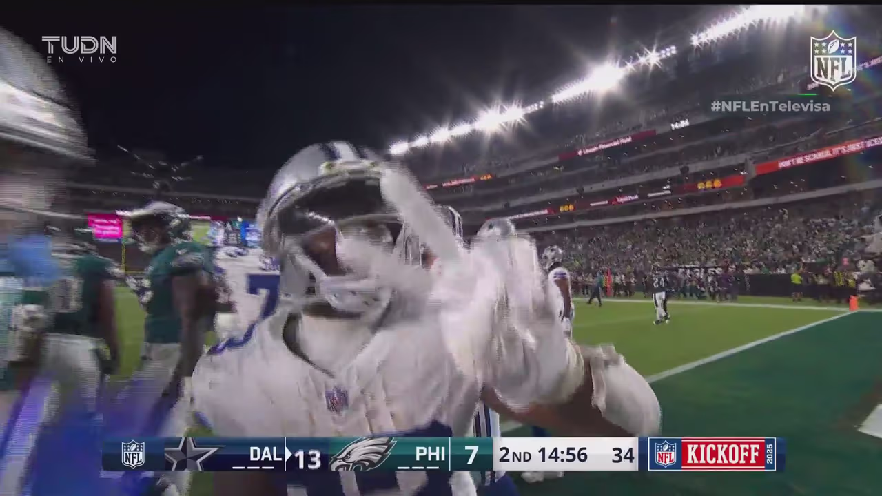 ¡Segundo touchdown de Javonte Williams! Dallas recupera ventaja 14-7 ...