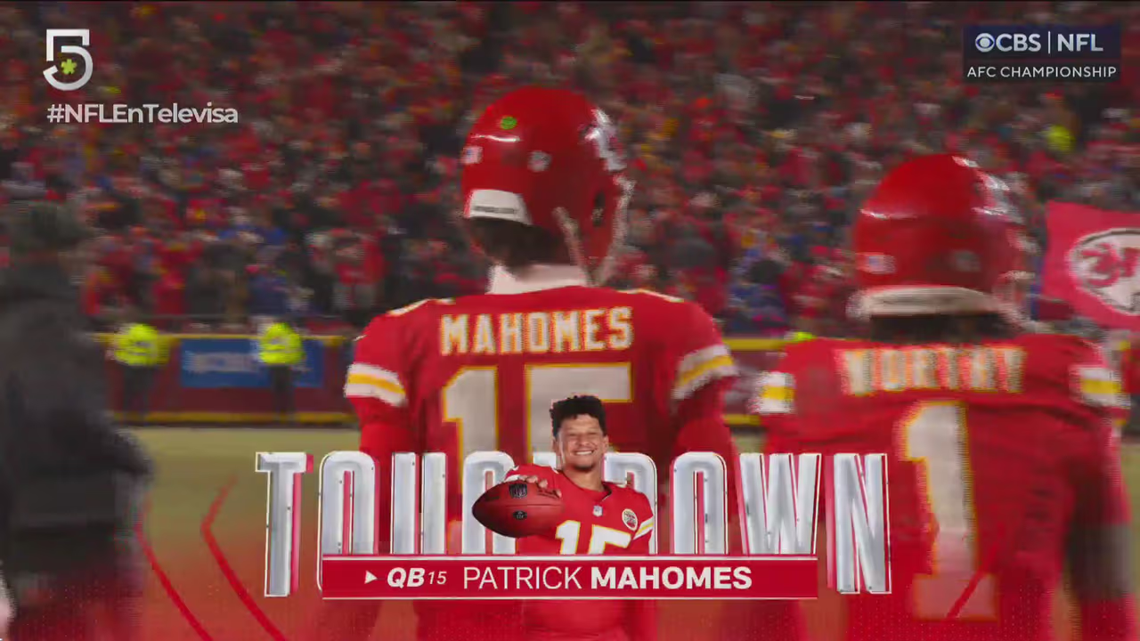 ¡Segundo touchdown de Mahomes por tierra! Kansas le da la vuelta | TUDN ...