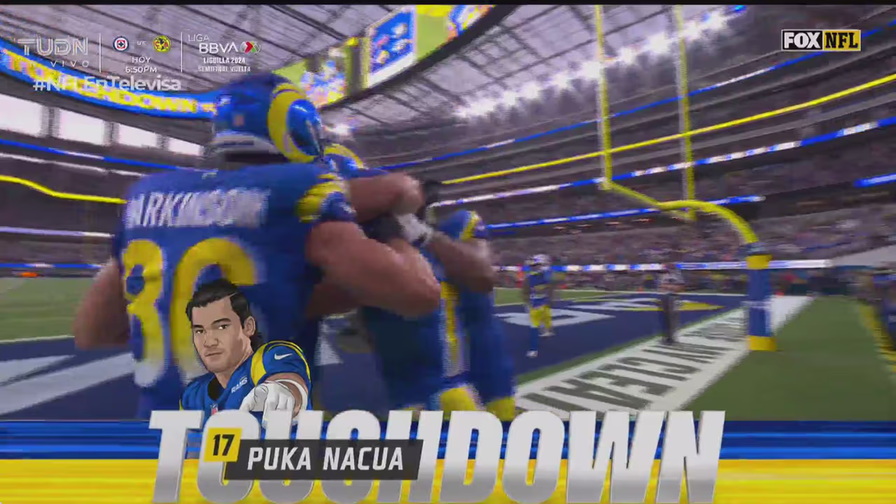 ¡Sorprendieron a los Bills! Otro touchdown de Puka Nacua | TUDN NFL | TUDN