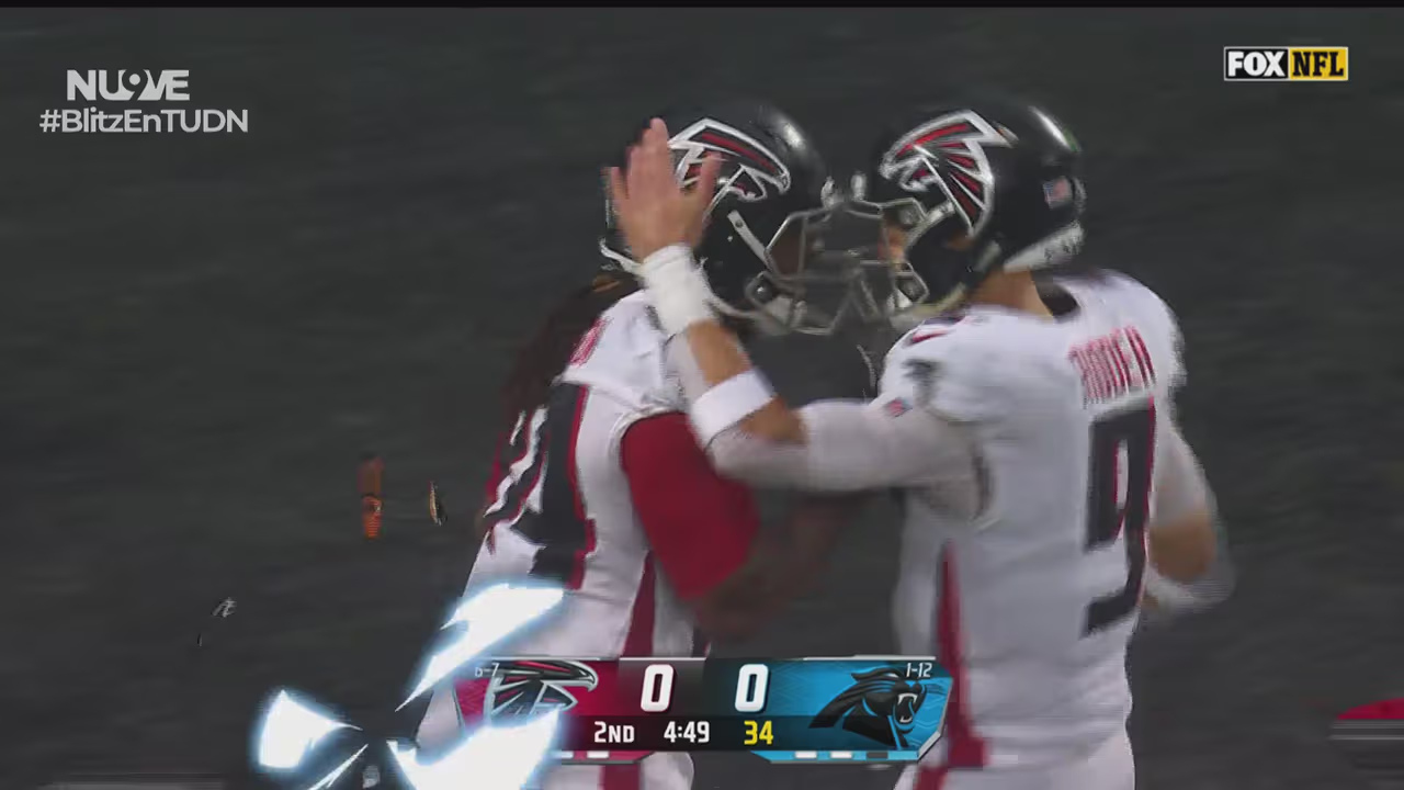 ¡TD Falcons! Patterson alcanza a llegar a la zona prometida | TUDN NFL ...