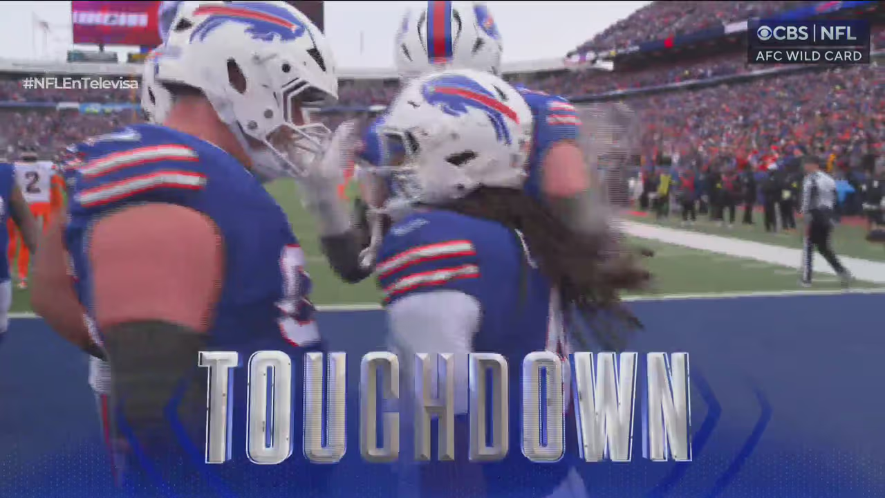¡Toma la ventaja Buffalo! Touchdown terrestre de James Cook | TUDN NFL ...
