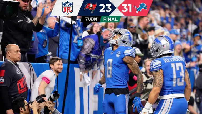 Les Lions de Détroit remportent une victoire historique contre les Buccaneers de Tampa Bay |  TUDN NFL