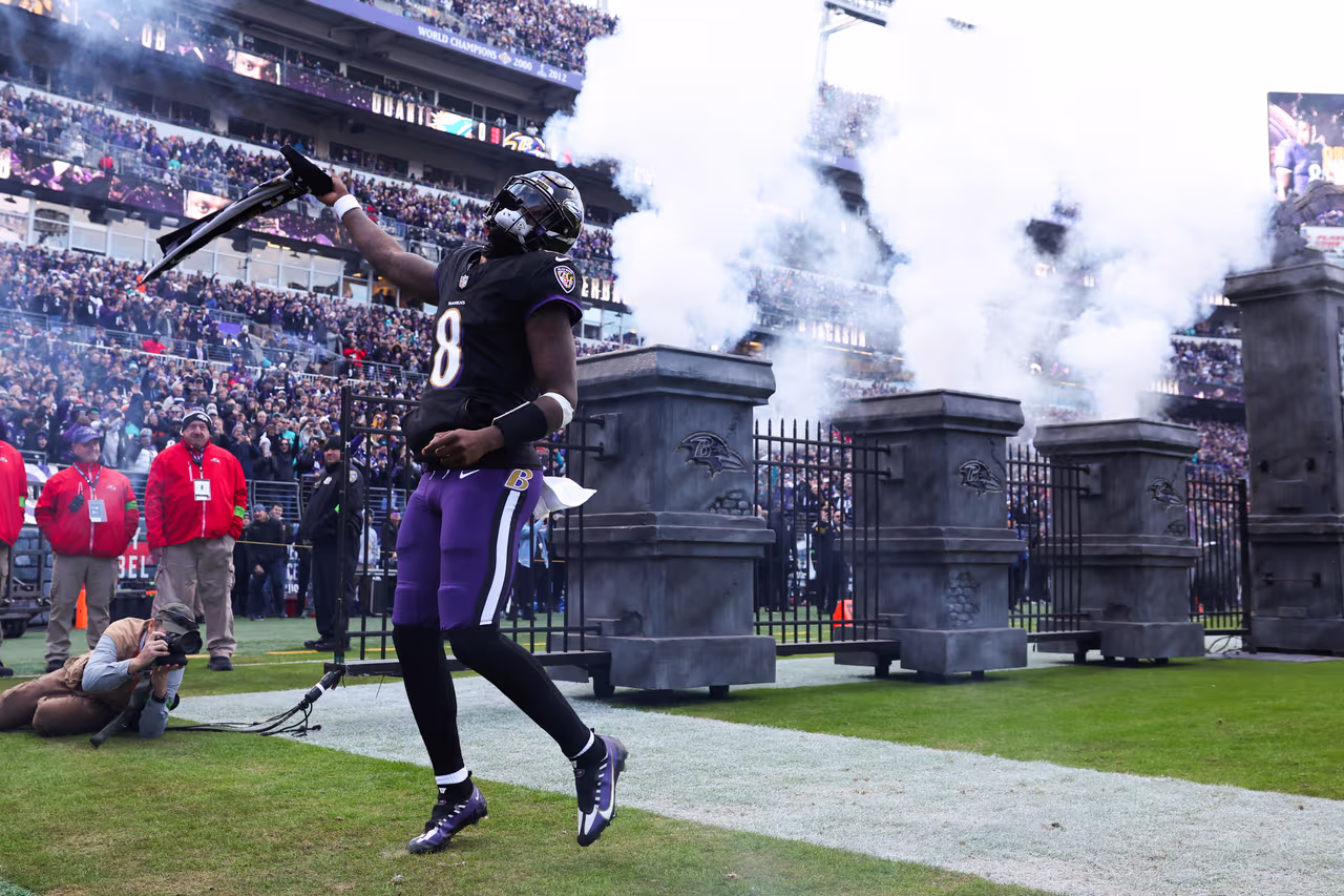 Banderines Baltimore Ravens - Cuerda Decorativa De Fieltro Para Interiores Y Exteriores