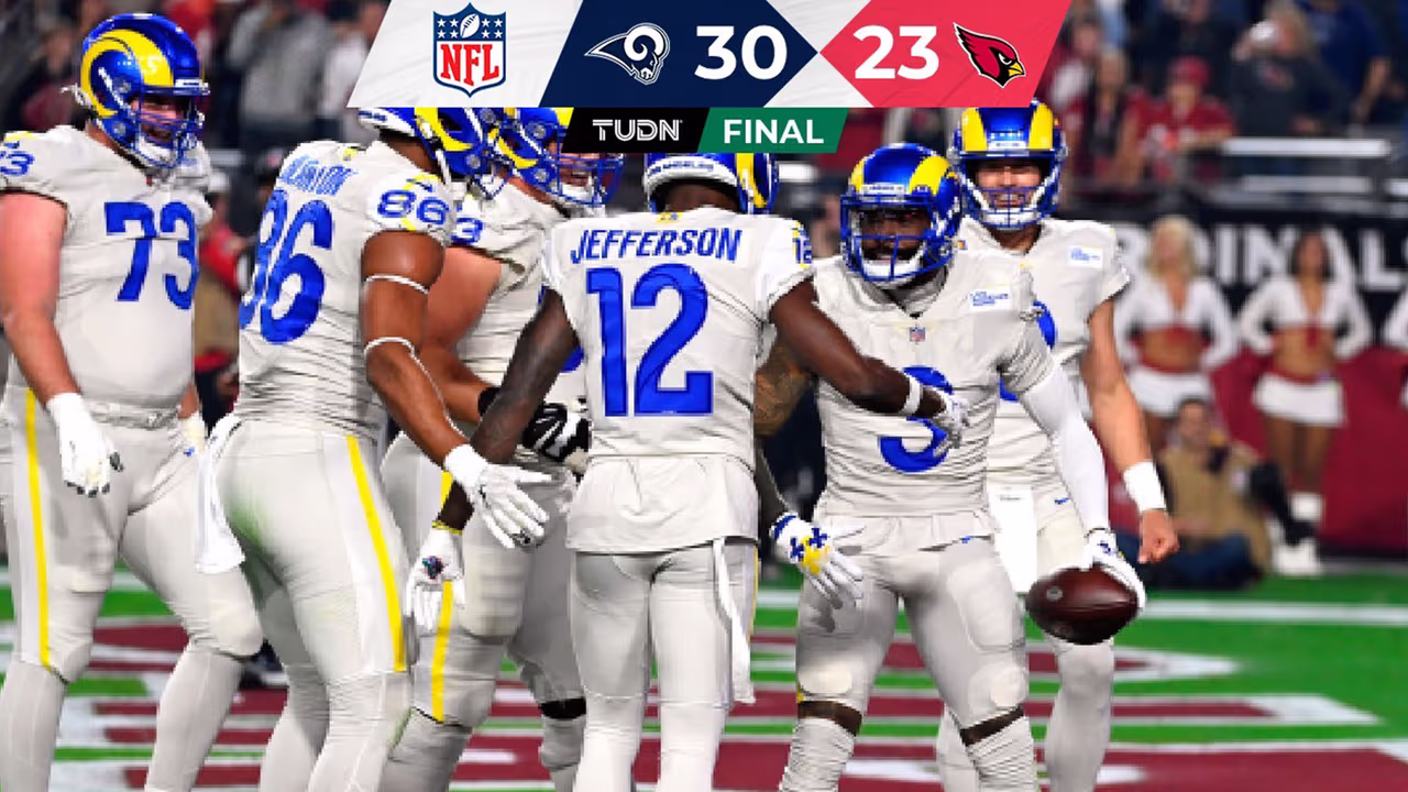 Los Rams sacaron un importante triunfo ante Arizona | TUDN National ...