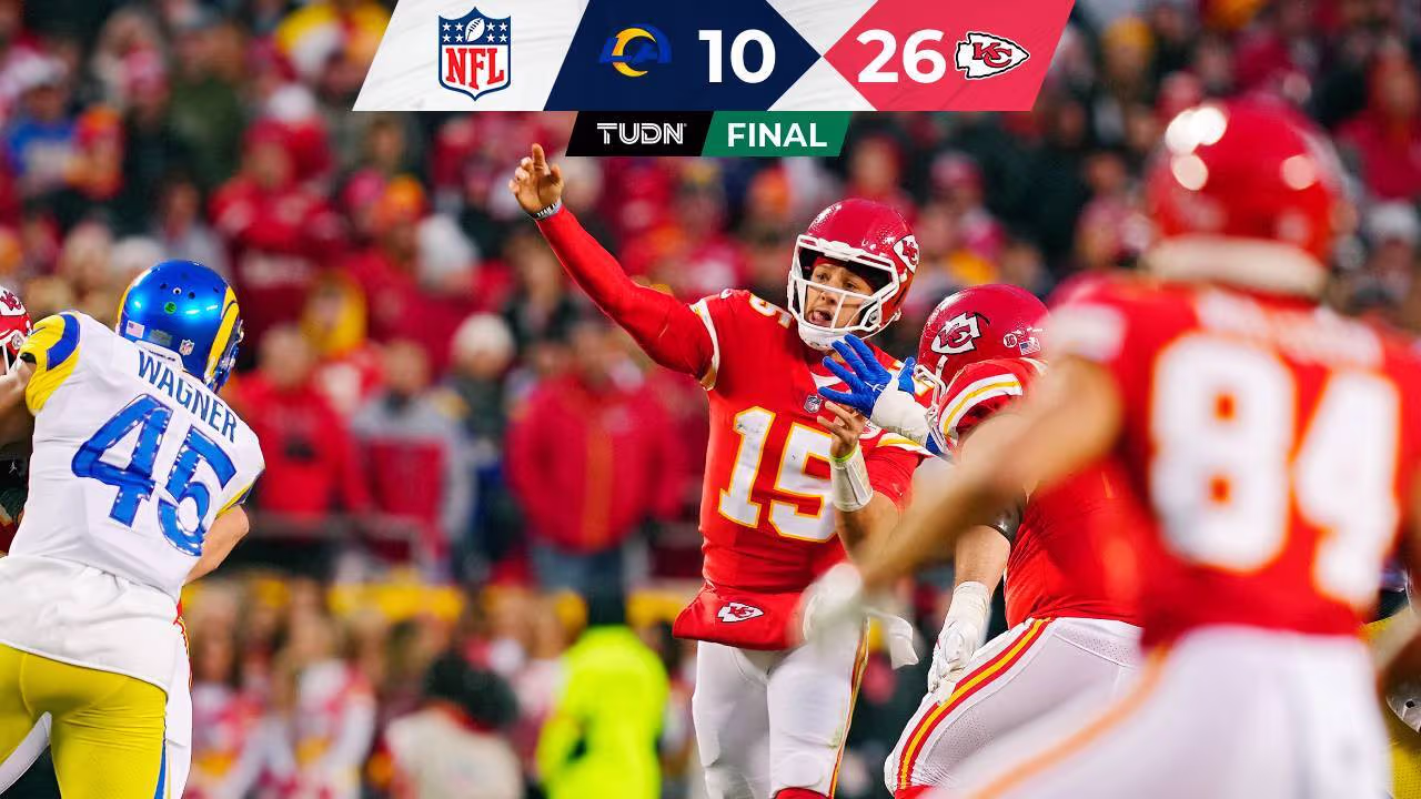 Resumen | Mahomes y los Chiefs derrotan a los Rams sin problemas | TUDN ...