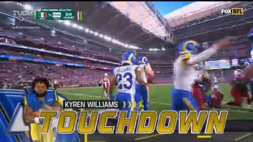 ¡Segundo touchdown por tierra de los Rams! | TUDN NFL | TUDN